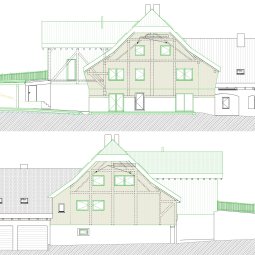 Projet à vendre de 3 appartements sur plan à Lussy. Pour investisseurs